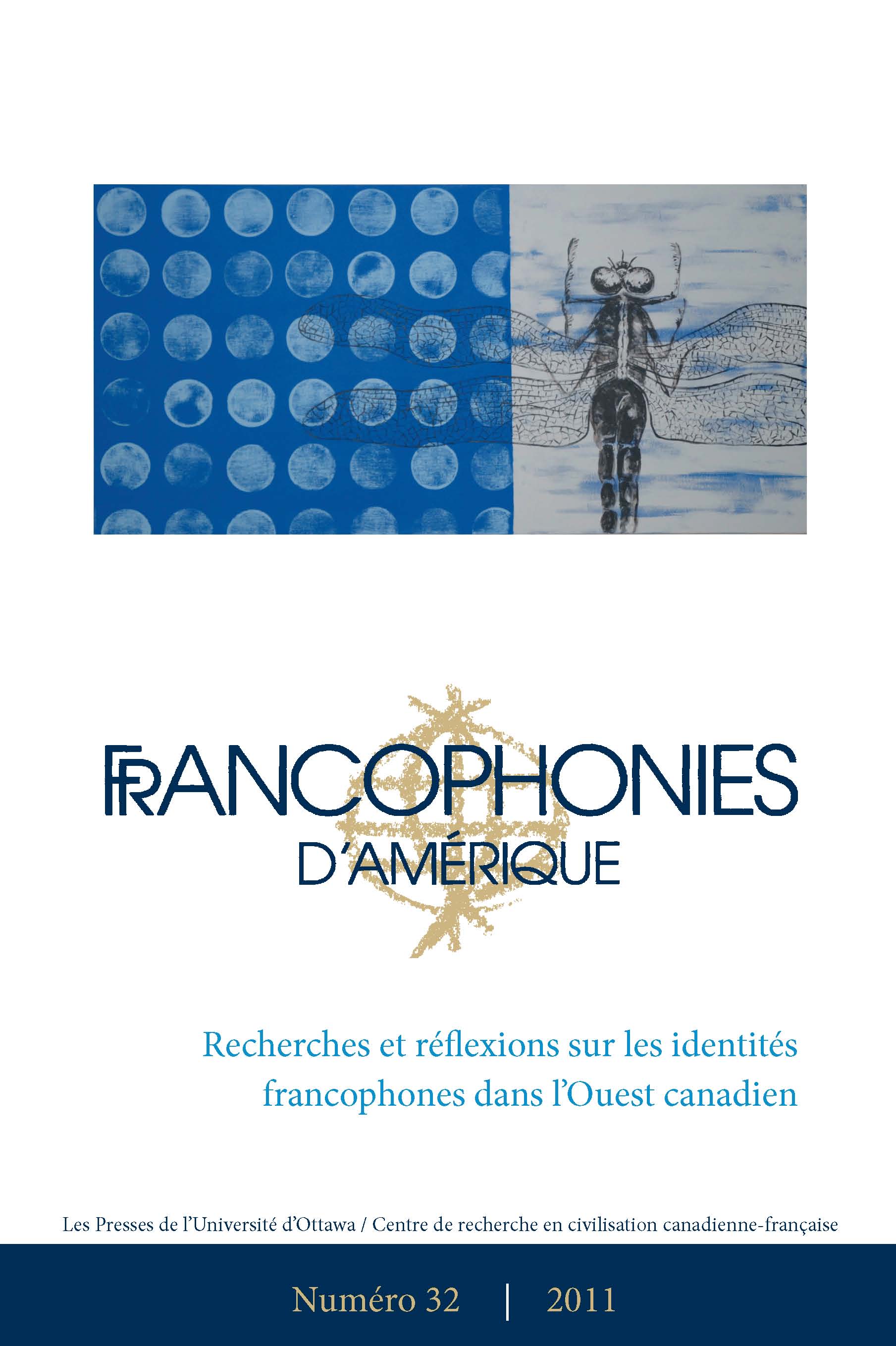 Francophonies d'Amérique Volume 32 Francophonies d'Amérique Volume 32