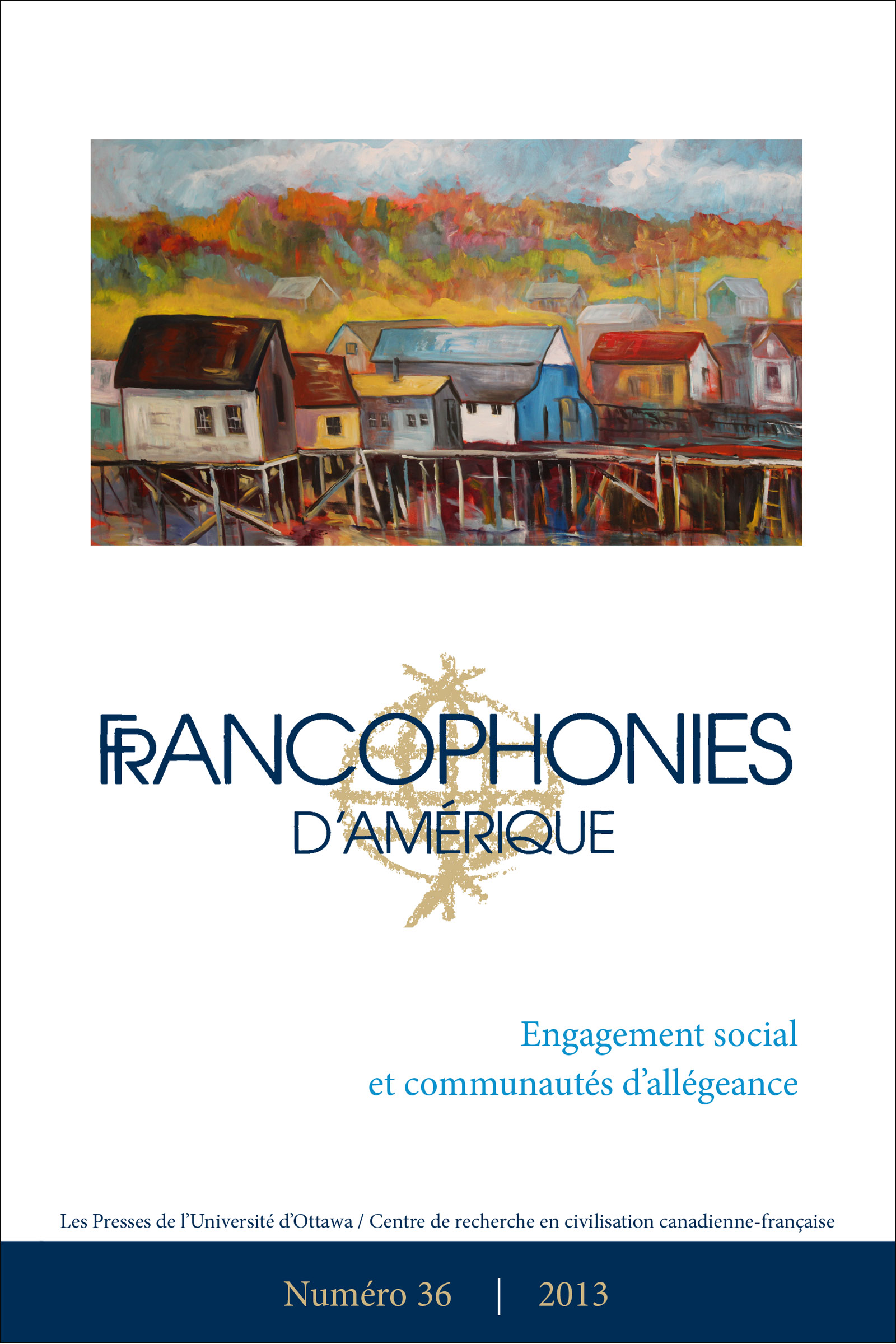 Francophonies d'Amérique V 36 Francophonies d'Amérique V 36