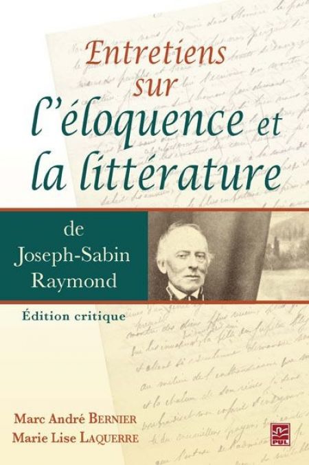 Entretien sur l'éloquence et la littérature Joseph-Sabin Ray Entretien sur l'éloquence et la littérature Joseph-Sabin Ray