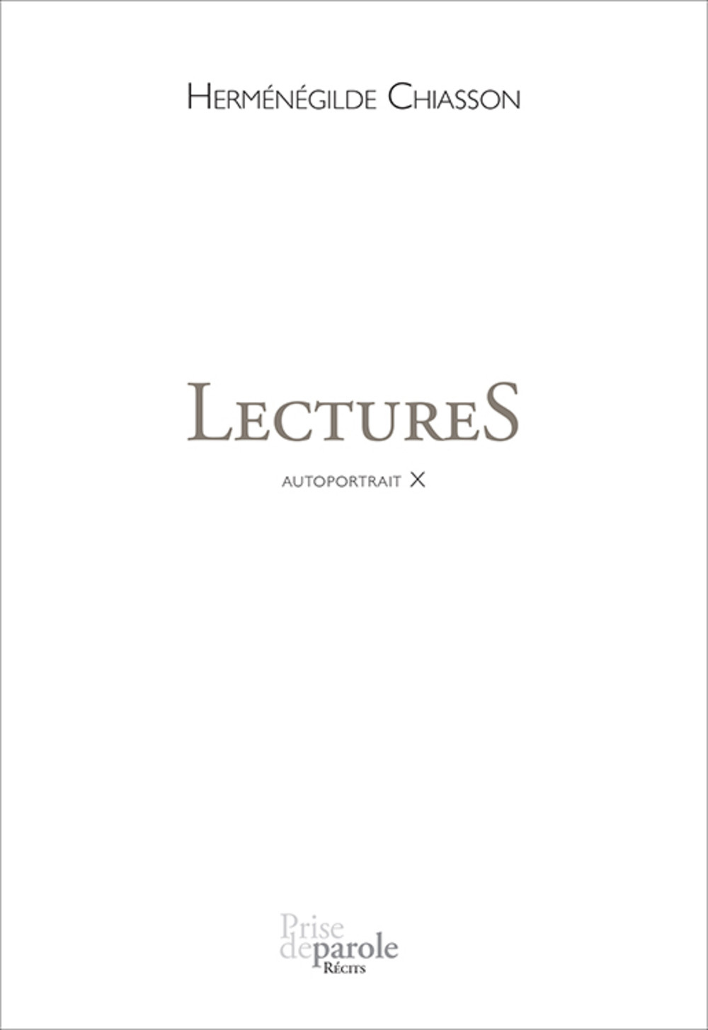 Autoportrait v. 10 Lectures Autoportrait v. 10 Lectures