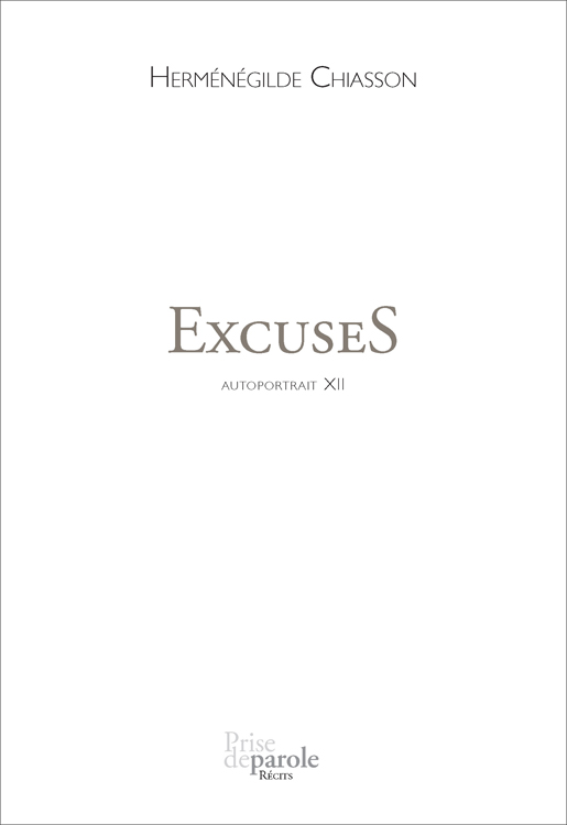 Autoportrait v. 12 Excuses Autoportrait v. 12 Excuses