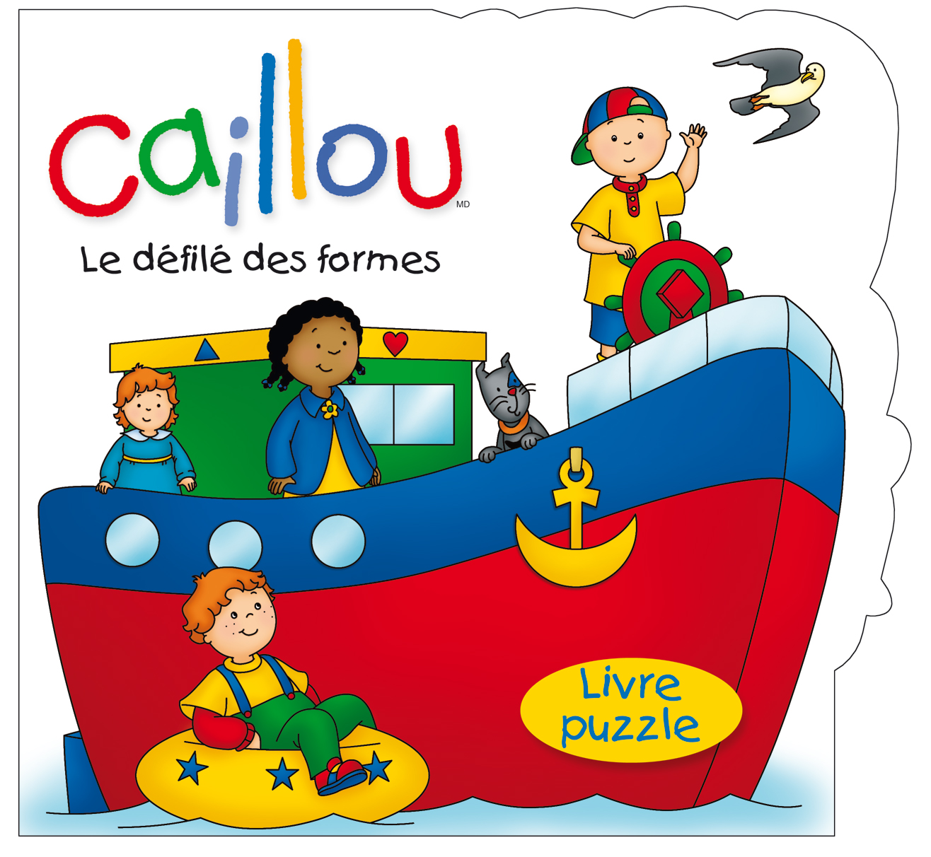 Caillou : Le défilé des formes Livre puzzle Caillou : Le défilé des formes Livre puzzle