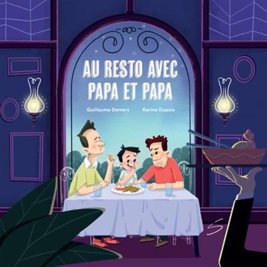Au resto avec papa et papa Au resto avec papa et papa