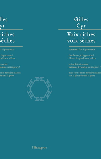 Voix riches voix sèches Voix riches voix sèches