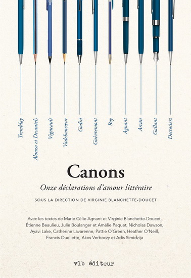 Canons. Onze déclarations d'amour littéraire Canons. Onze déclarations d'amour littéraire