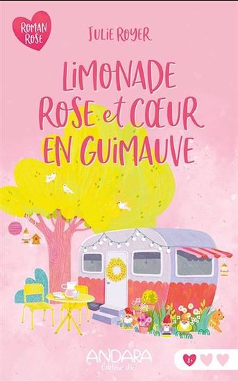 Limonade rose et coeur en guimauve Limonade rose et coeur en guimauve