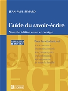 Guide du savoir écrire Guide du savoir écrire